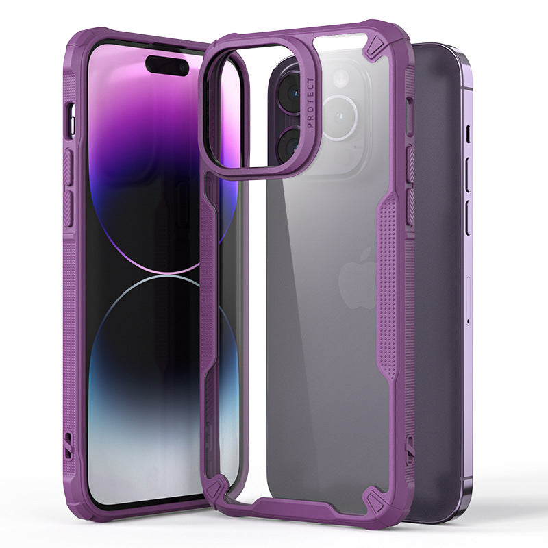 For iPhone 14 Pro Shockproof Four Corners Airbag TPU PC Transparent Back Case Anti-slip Phone Cover For iPhone 14 Pro Shockproof Four Corners Airbag TPU PC Transparent Back Case Anti-slip Phone Cover